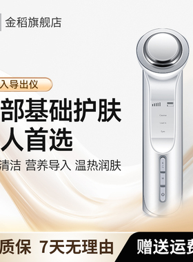 金稻面膜精华导入仪美容仪家用脸部面部清洁离子导出仪 卸妆仪器