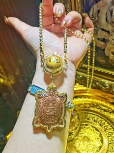 青zhai龟 2537年素斋瑞瑞瑞 项链 吊坠 白脸弗 手链 泰国手工艺牌