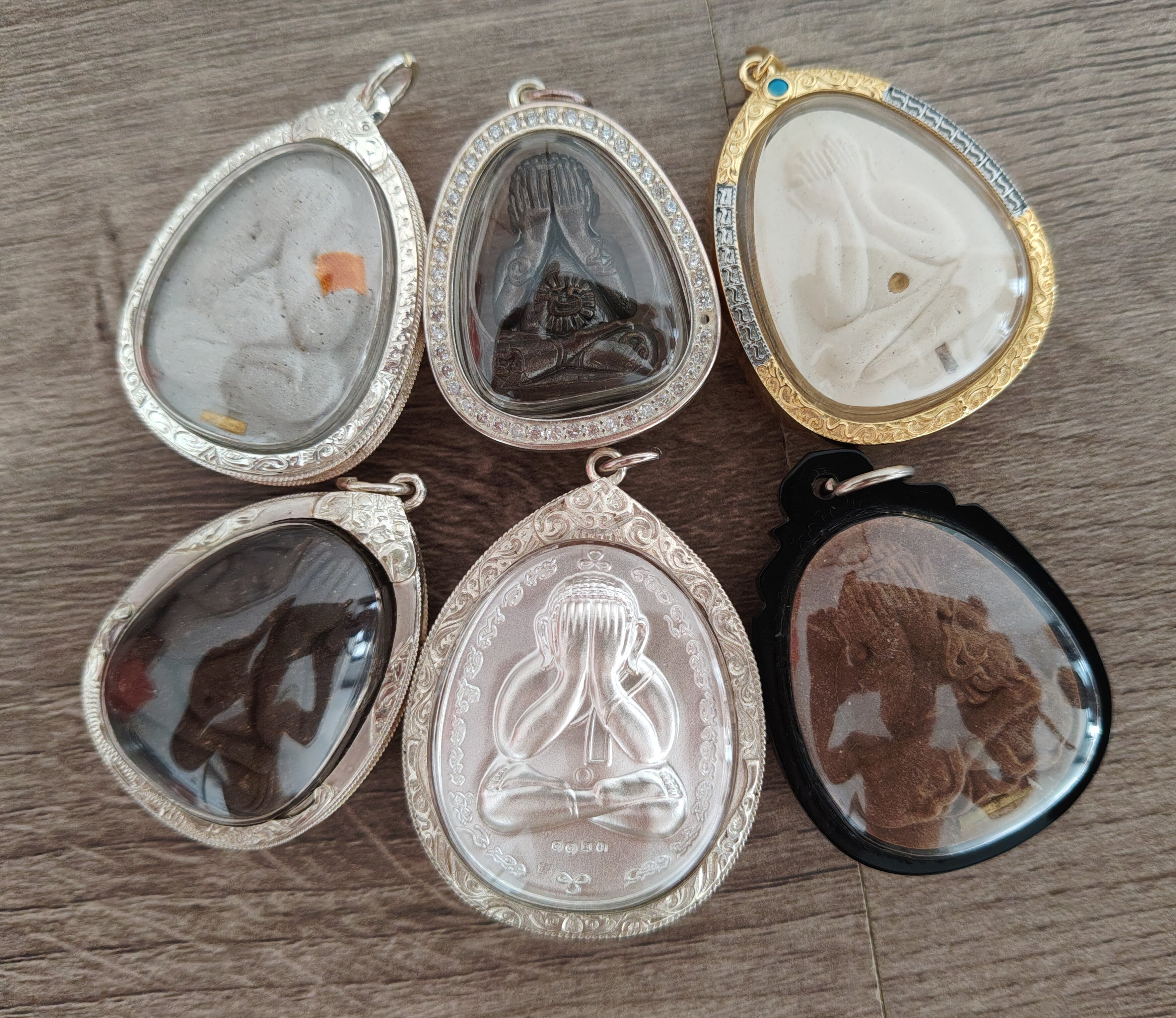 泰国佛牌正品 龙婆掩面必打佛男女通用项链吊坠禅南毛衣链礼物