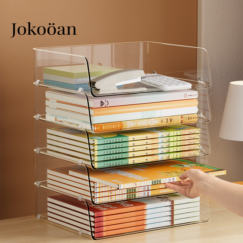 聚可爱桌面多层学科分类收纳盒