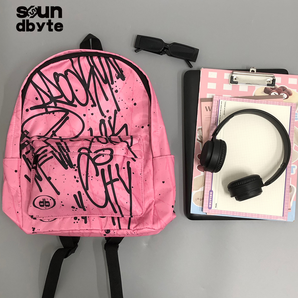 涂鸦风潮流双肩包个性书包小众