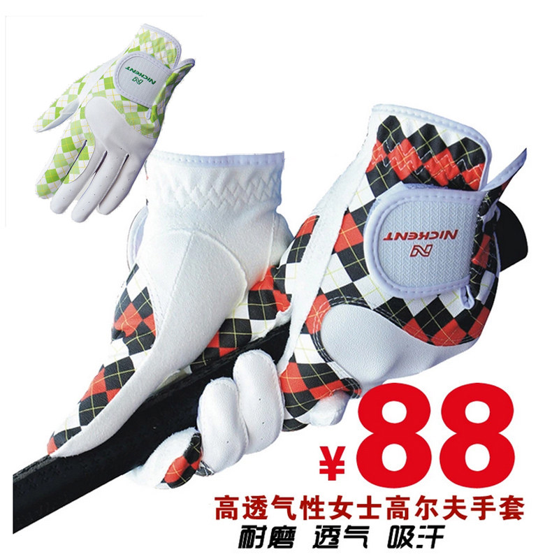 红色高尔夫手套Nickent
