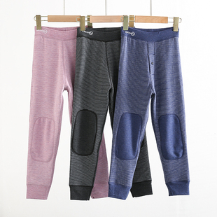 陆陆福冬季男童棉裤内穿德绒双层校服神器女童保暖裤中大童打底裤