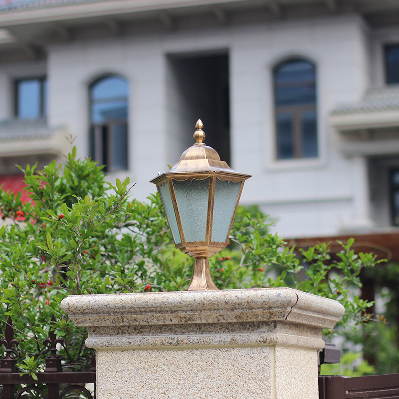 门柱围墙灯瑞驰美院欧式压铸铝