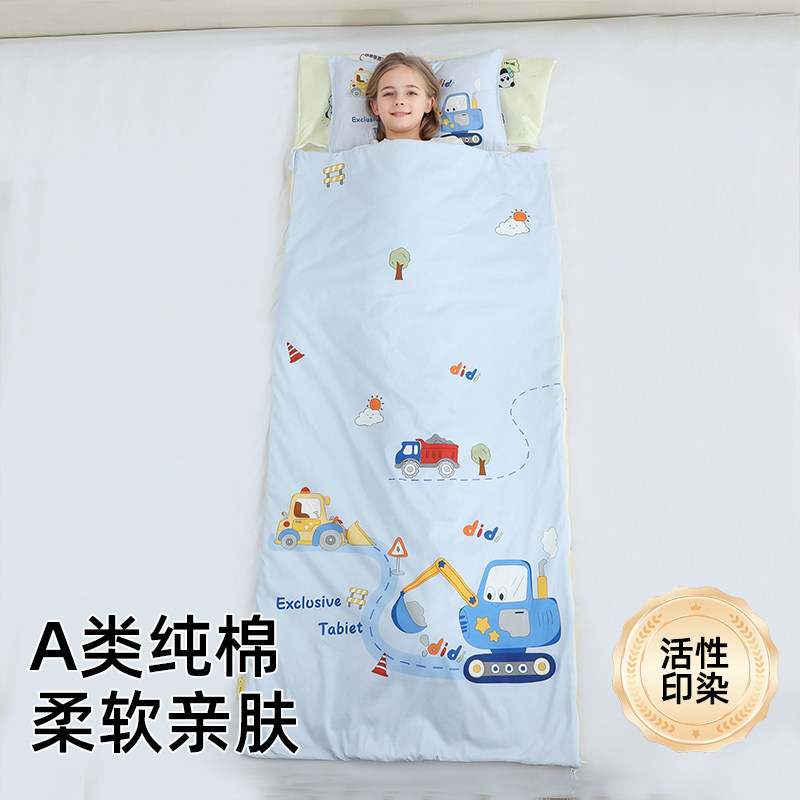 小学生纯棉睡袋四季午睡露营