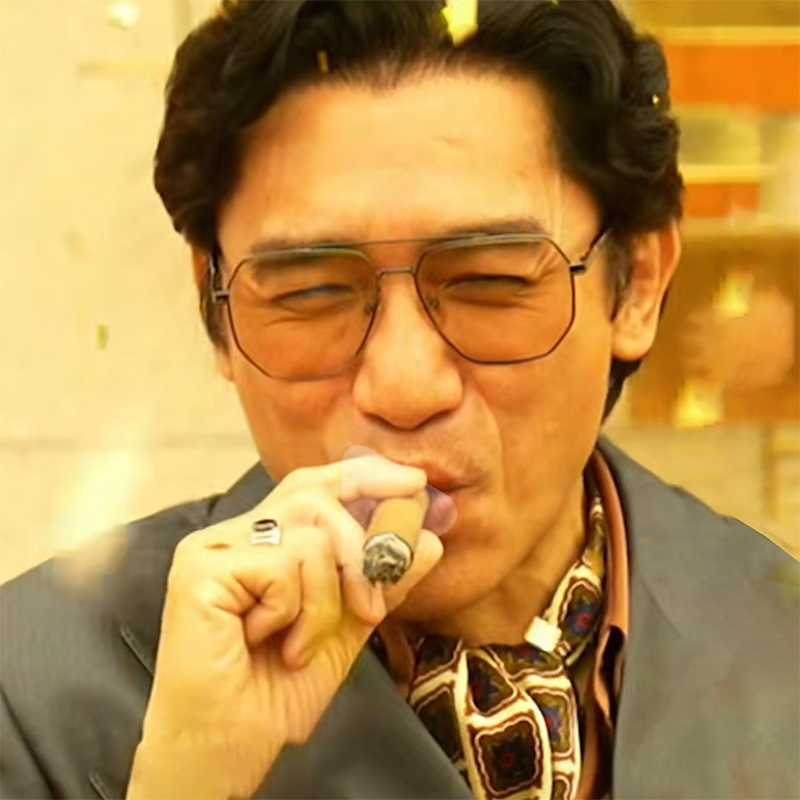 金手指梁朝伟同款眼镜防紫外线太阳镜大框变色日夜两用墨镜男开车