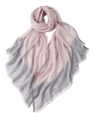 轻奢小众春秋冬季 200支轻薄款 高端水溶羊毛防晒围巾空调房披肩