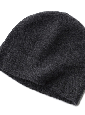 秋冬季男士保暖100%山羊绒光头帽cashmere瓜皮帽针织帽睡帽