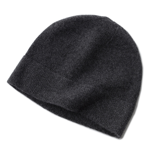 秋冬季 保暖100%山羊绒光头帽cashmere瓜皮帽针织帽睡帽 男士