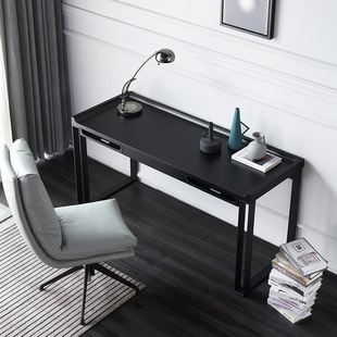 意式 极简书桌轻奢现代卧室家用学习办公电脑书房写字台大师书法桌