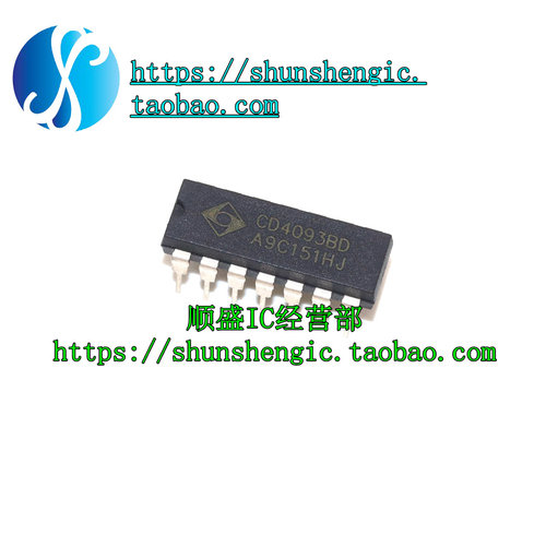 CD4093BE CD4093BD 逻辑芯片 IC 直插DIP-14