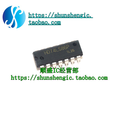 全新原装 HD74LS86P 74LS86 四路2输入异或门 直插DIP14