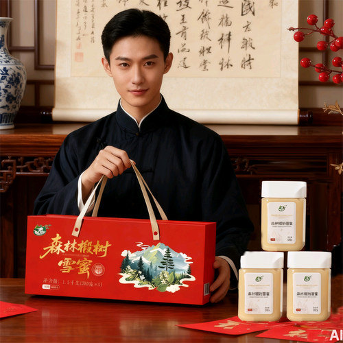 伊纯蜂蜜礼盒椴树蜜礼品东北特产
