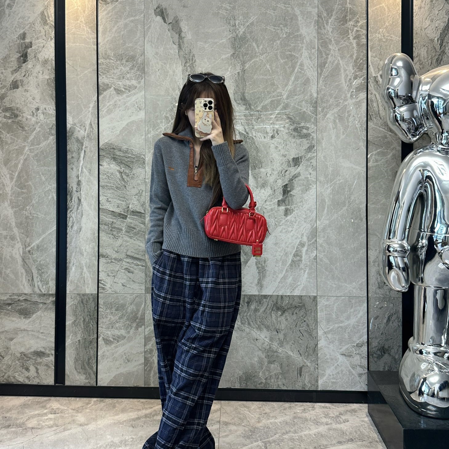 南油高端女装羊毛打底衫秋冬穿搭