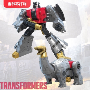 孩之宝变形金刚经典86大电影淤泥机器恐龙L级儿童玩具模型F3203