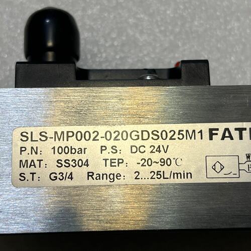 FATEK流量开关SLS-MP002-020GDS025M-可换可修