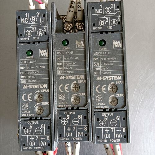 爱模 M-SYSTEM M5RS-4A-R 信号隔离器-可换可修