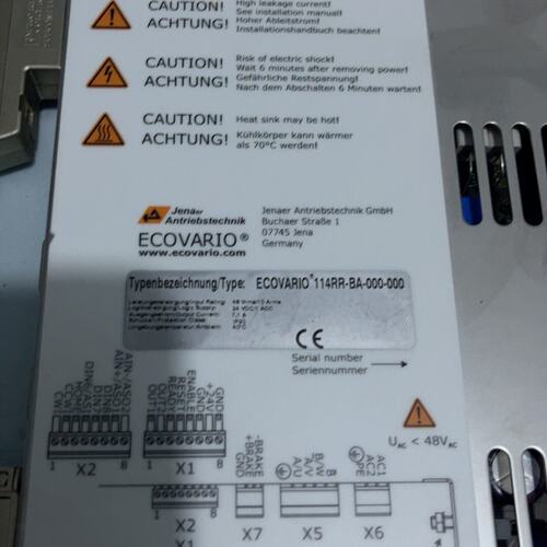 ECOVARIO 114RR-BA-000-000 驱动-可换可修