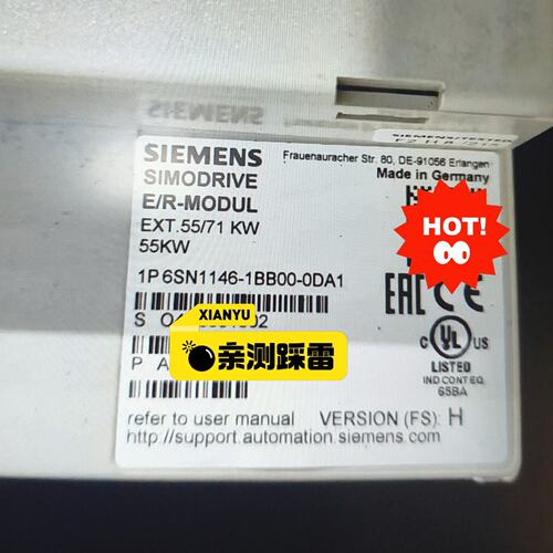 1146-1BB00-0DA1 伺服驱动 电源模块 数控系统 控制单元-可换可修