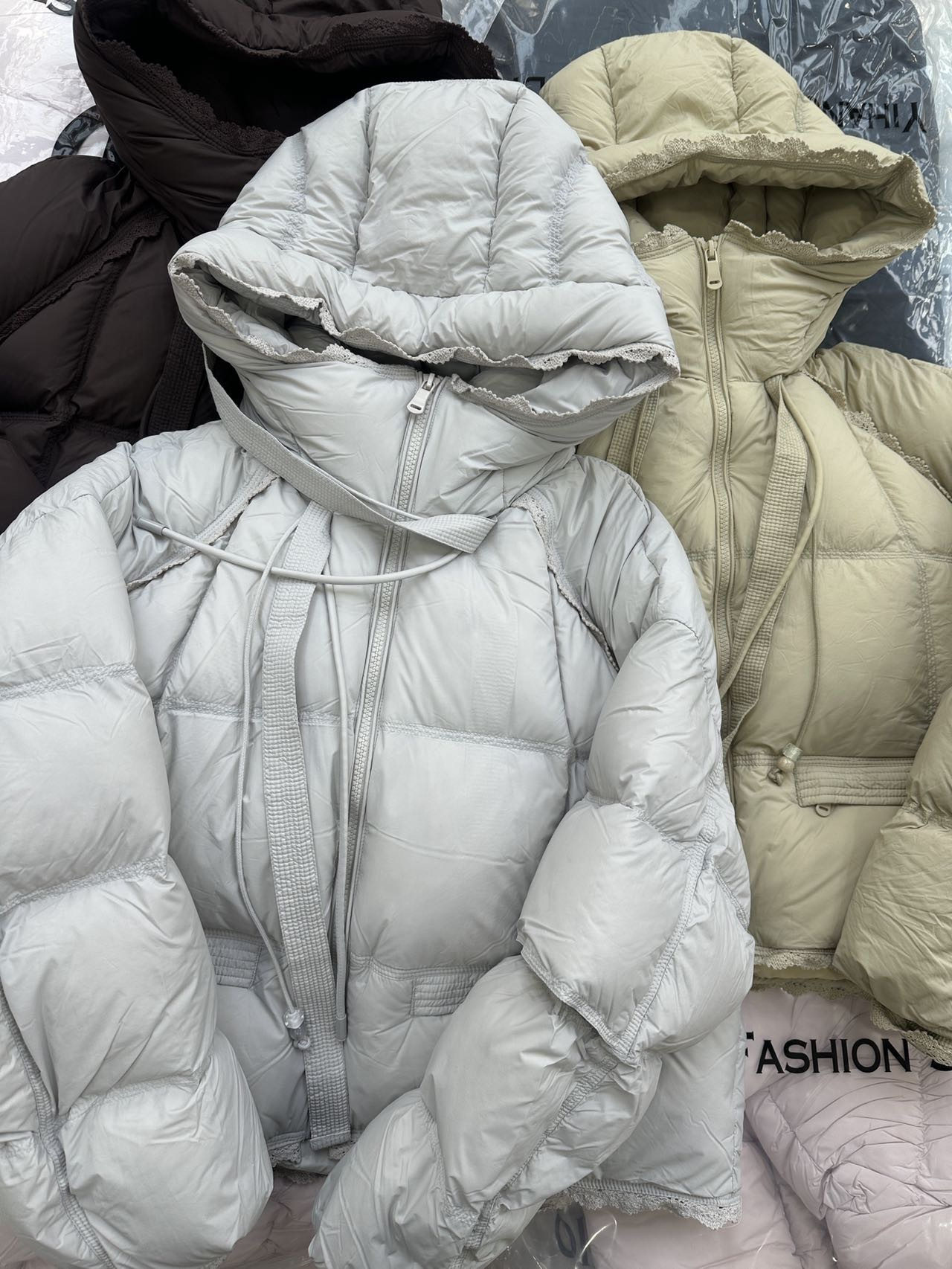 鹅绒服清仓！连帽泡芙短款鹅绒服加厚保暖90白鹅绒冬季外套女,个性定制/设计服务/DIY,羽绒服定制/加工,淘宝优惠券,粉丝福利购,淘宝优惠卷