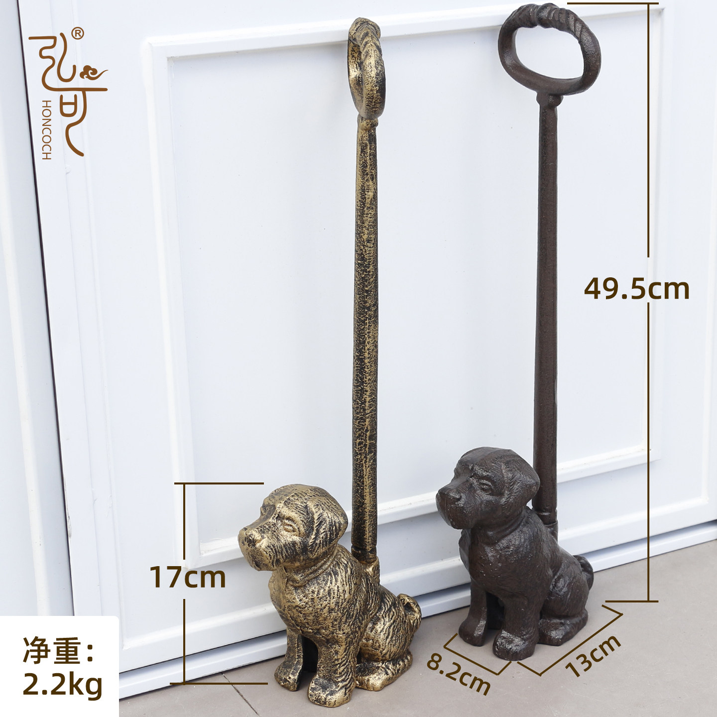 铸铁艺门楔子小狗门顶防撞安全创意门挡塞卡通门阻门器防风免打孔