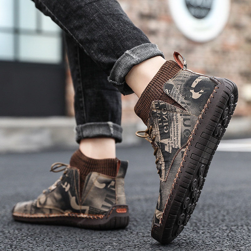 MENS HIGH TOP 48 MARTIN BOOTS PLUS SIZE MENS 45 WINTER MENS SHOES 46 BRITISH STYLE 47 KING NORTHEAST SNOW BOOTS MEN