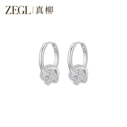 ZEGL一款多戴素圈耳圈女圈圈耳环耳坠轻奢高级感独特耳饰新款爆款