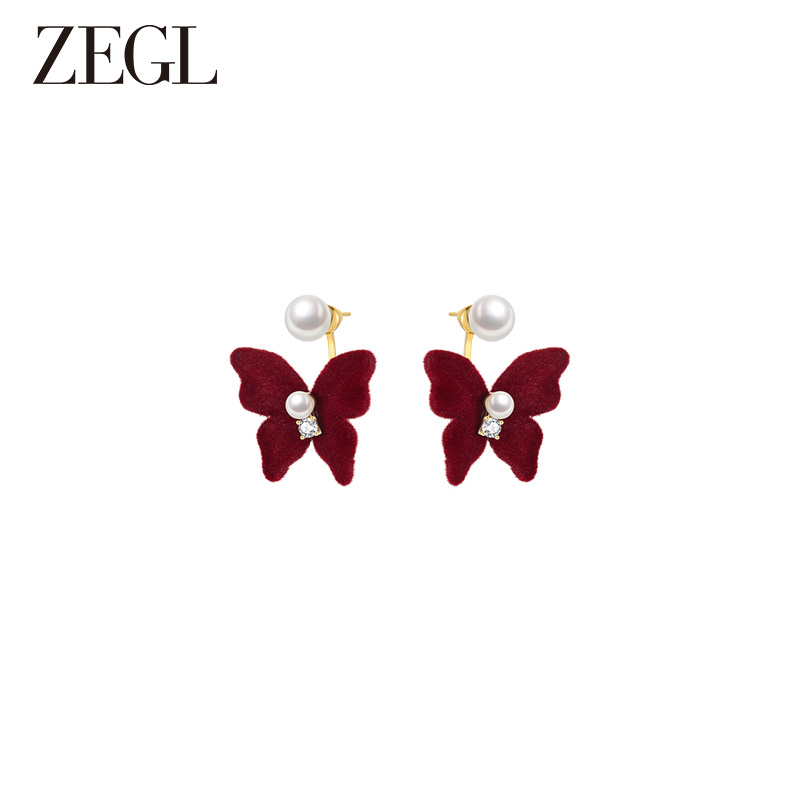 安可雷风配饰耳饰早秋穿搭