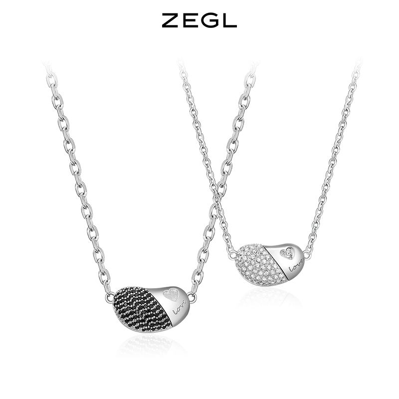 ZENG情侣爱心项链日韩风