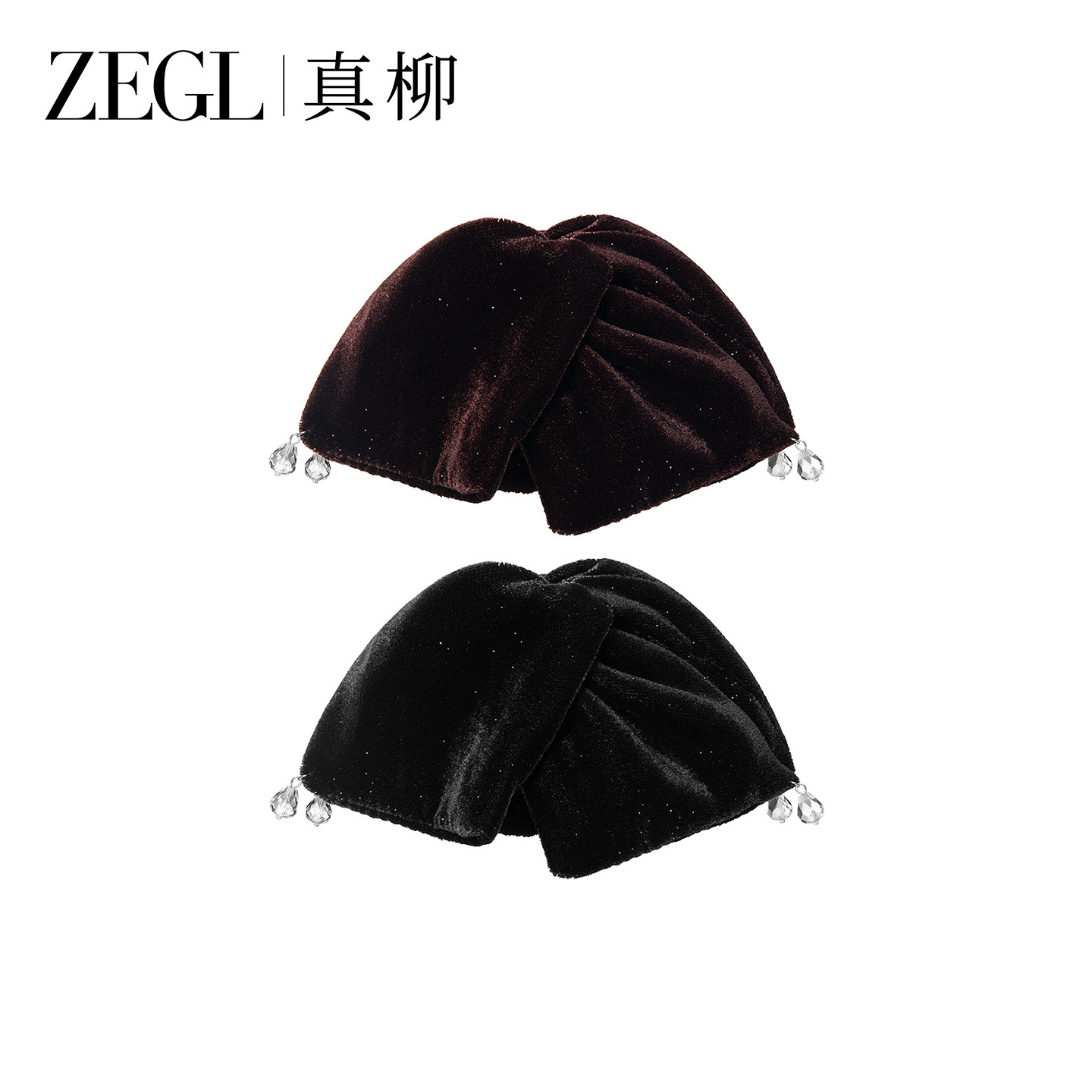 ZEGL丝绒赫本风三角抓夹氛围感满天星发夹轻奢气质高级感秋冬发饰,饰品/流行首饰/时尚饰品新,发饰,淘宝优惠券,粉丝福利购,淘宝优惠卷