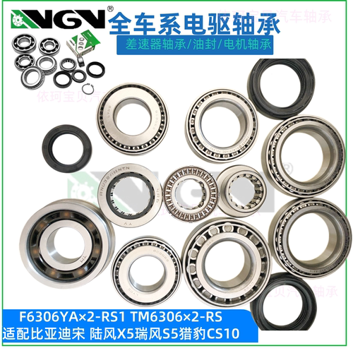 变速箱轴承F6306YA×2-RS1 TM6306×2-RS适配比亚迪宋陆风X5瑞风