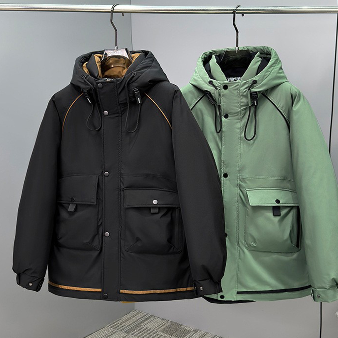 特大码男装棉服工装棉袄加肥加大