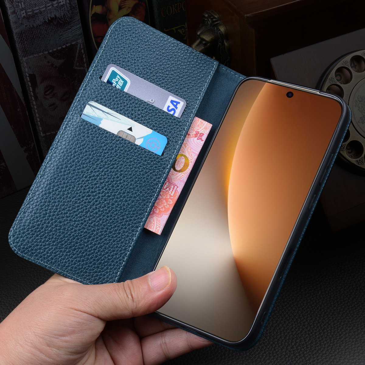 适用小米17promax手机壳17ultra新款Xiaomi17保护套17prO真皮翻盖式全包镜头软壳防摔高端可插卡钱包外壳男女