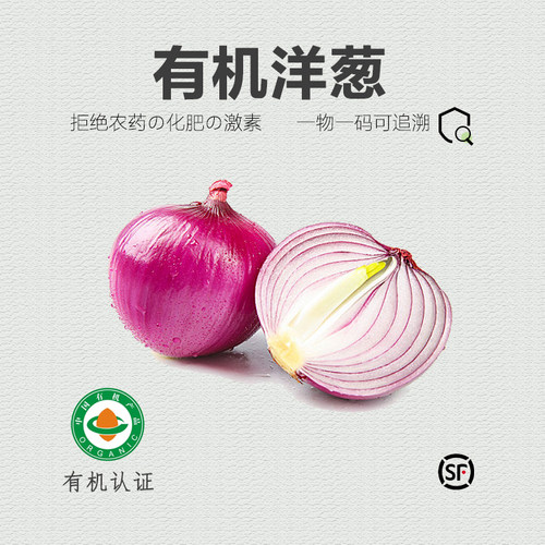 有机洋葱·新鲜蔬菜红洋葱紫洋葱5斤沈佳农