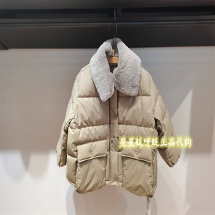 代购 国内正品 2025冬1PAC12500翻领羽绒服 byJNBY江南布衣童装 jnby