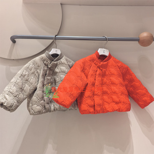 速发jnby byJNBY 小江南童装2026春YQ1C10330 轻薄夹克中式羽绒服