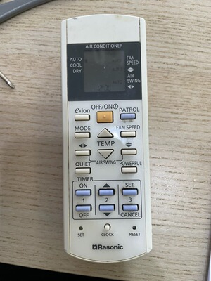 适用乐信Rasonic冷气机空调机遥控器RS-C18HK A75C3159 3155 英文