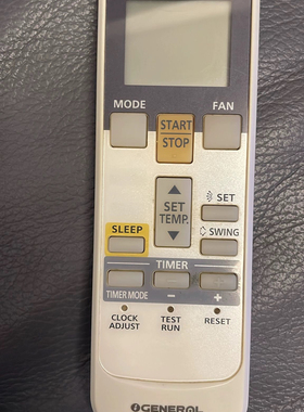 GENERAL富士通珍宝空调冷气机遥控器ASWA09JEC ASWA12JWC AR-RY12