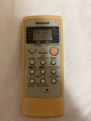 適用National松下空調冷氣機遙控器A75C2458 2308 2287 2450 全新