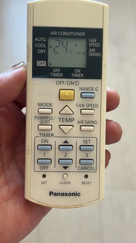 樂信Rasonic松下冷气机空调遥控器 CS-V18RWA A75C3941 3297 全新