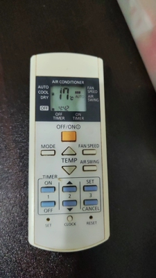 HK适用Panasonic松下空调遥控器CS-PC9JKH-3  A75C3297 4611 全新