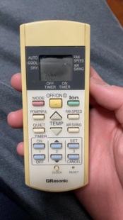 2656 适用松下空调冷气机遥控器 2608 2606 通用单冷 A75C2602