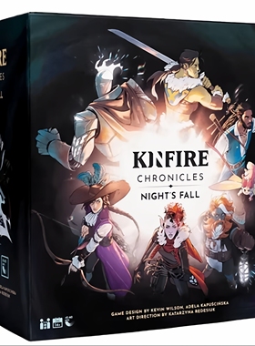 【长颈鹿】Kinfire Chronicles: Night's Fall正版英文桌游.