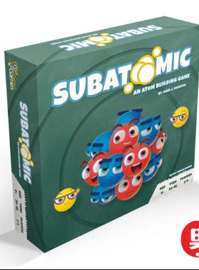 【长颈鹿】Subatomic: An Atom Building Game英文正版桌游.
