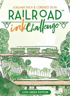 Railroad Ink Challenge: Lush Green Editio正版英文桌游.