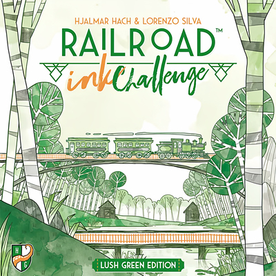 Railroad Ink Challenge: Lush Green Editio正版英文桌游.