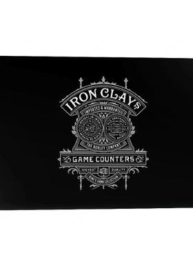 【长颈鹿桌游】Iron Clays - 400pcs伯明翰筹码英文正版桌游