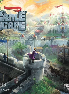 【长颈鹿桌游】Castle scape英文正版桌游｜有中规