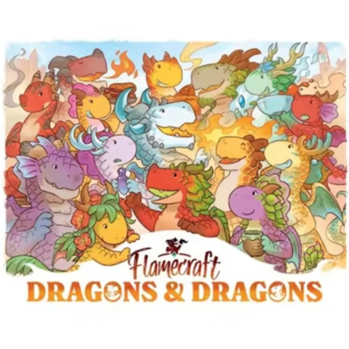 【长颈鹿】Flamecraft: Dragons & Dragons正版英文桌游.