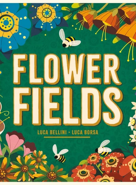 【长颈鹿桌游】 Flower Fields正版英文桌游
